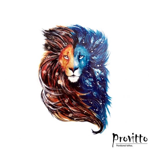 Dočasné tetování lev