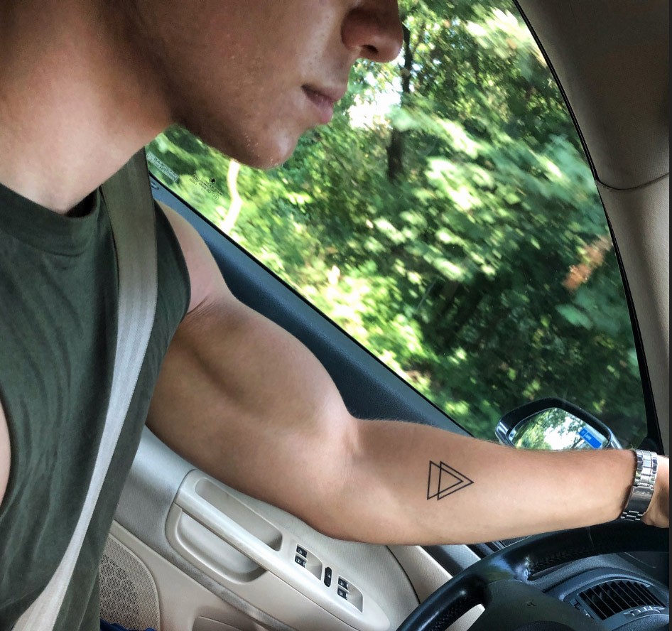 Dočasné tetování šipka