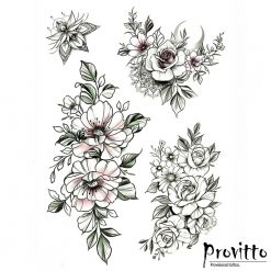 Dočasné tetování květiny