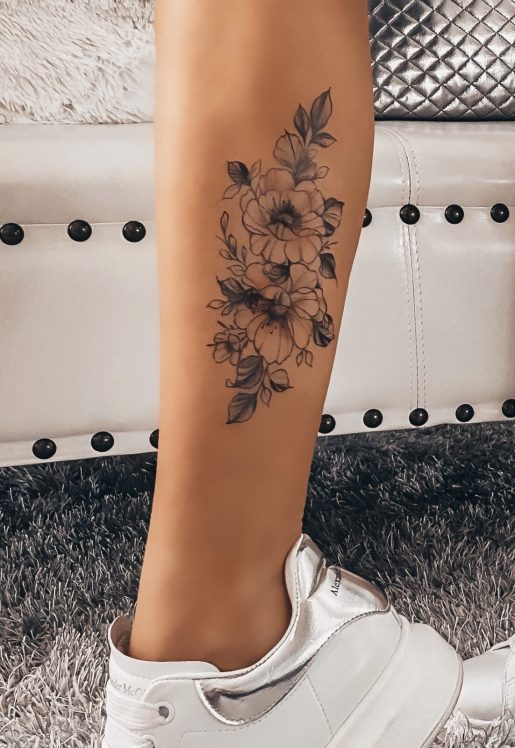 Dočasné tetování květina