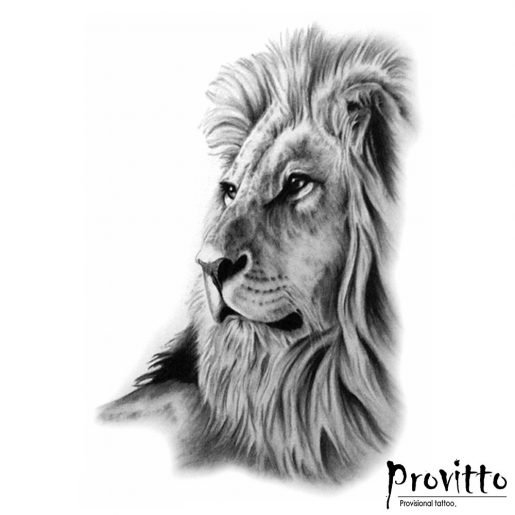 Dočasné tetování lev