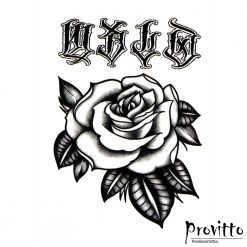 Dočasné tetování růže