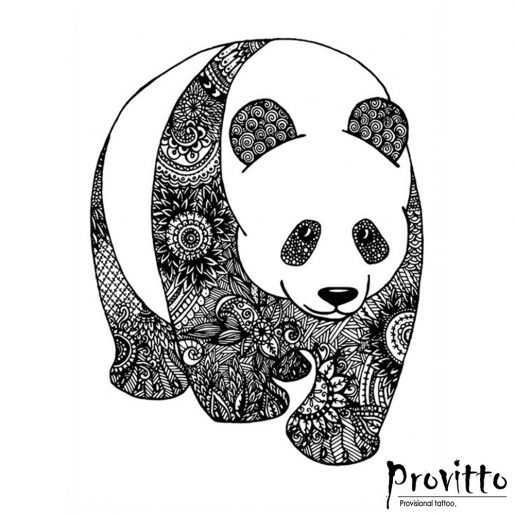 Dočasné tetování panda