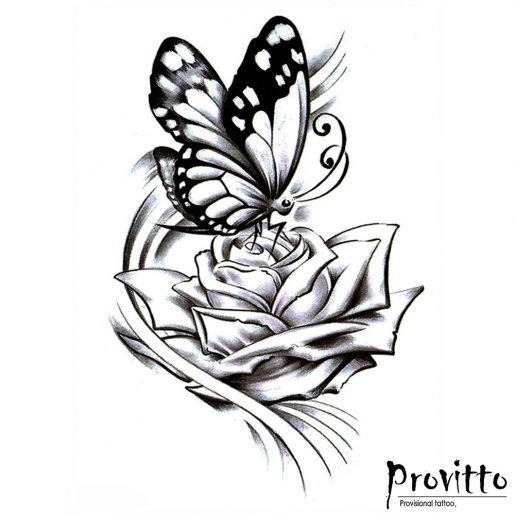 Dočasné tetování motýl
