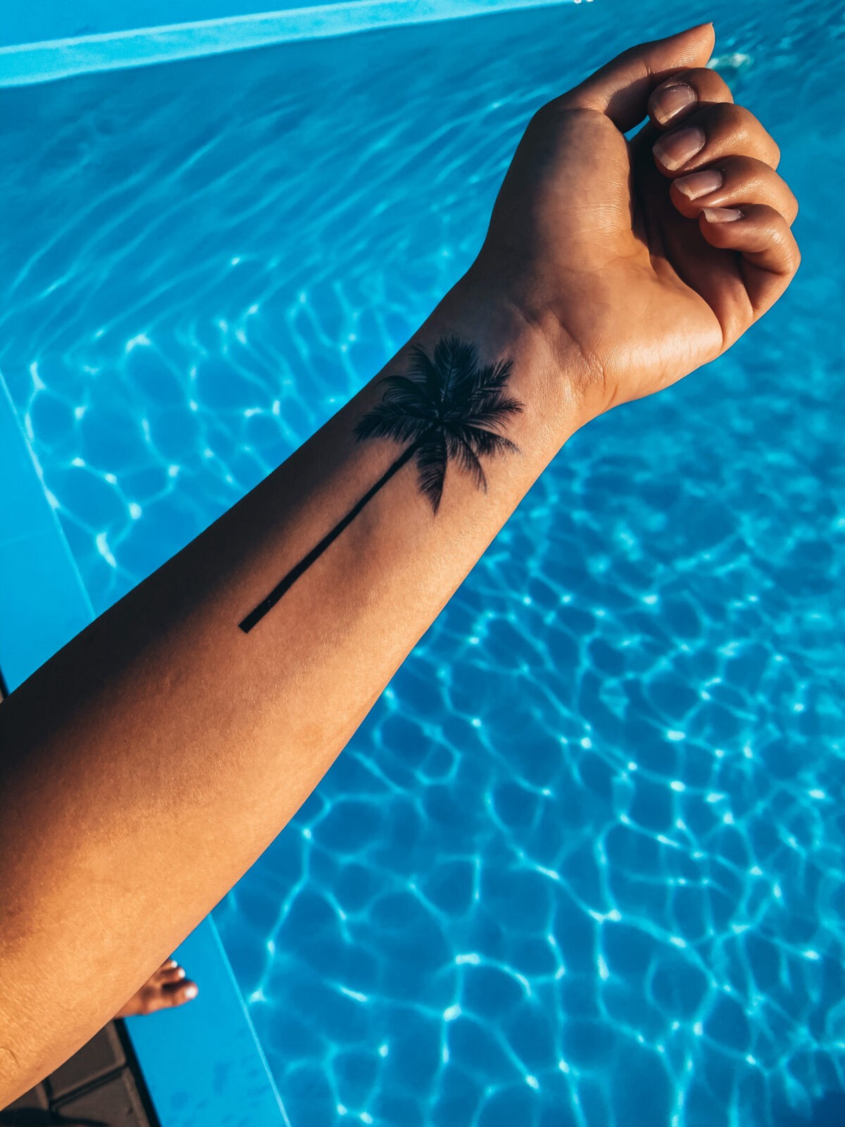 Dočasné tetování palma