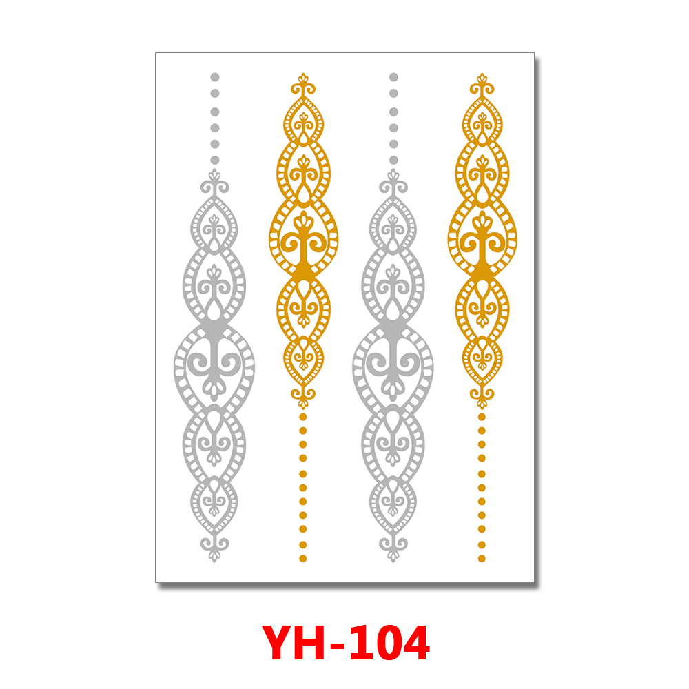 Dočasné tetování Golden Lace - Obrázek 2